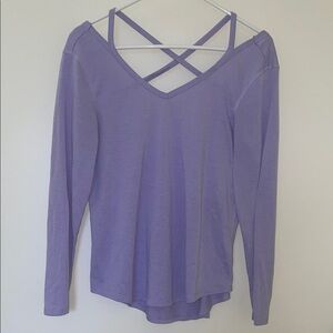 Women's Purple Long Sleeve Top